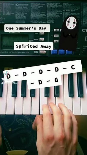 One Summer's Day Pt 1 - Spirited Away - How To Play - Easy Piano Tutorial