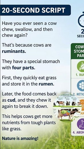 Why Do Animal Chew Cud? 🐄