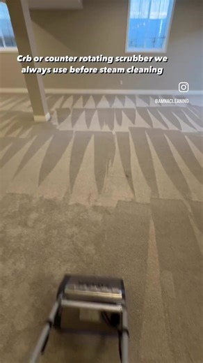 🔥 Watch the dirt lift BEFORE the steam even hits it! We’re using our Counter Rotating Brush (CRB) machine to agitate and break down deep embedded soil, pet hair, and debris trapped in the carpet fibers. 🌀 This step: ✔️ Lifts matted fibers ✔️ Loosens stubborn dirt ✔️ Improves steam cleaning results ✔️ Leaves carpets looking fuller & fresher Most companies skip this step… we don’t. 💪 Steam cleaning works better when the carpet is properly prepped. That’s how you get REAL results. 📍Professional