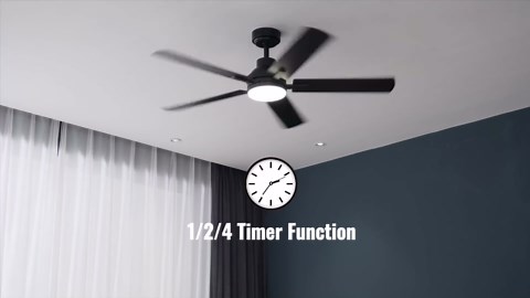 52 Inch Smart Ceiling Fan with Lights, Remote & App Control, DC Reversible Motor, 8 Speeds Quiet 35dB, 3CCT Dimmable LED, Low Profile Modern Ceiling Fans for Bedroom Living Room, White