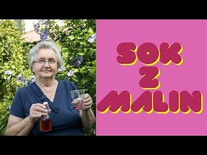 Homemade raspberry juice according to a traditional recipe