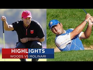 Tiger Woods vs Francesco Molinari | Extended Highlights | 2010 Ryder Cup