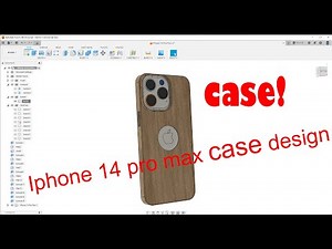 How to design iphone 14 pro max case in fusion360 (tutorial)