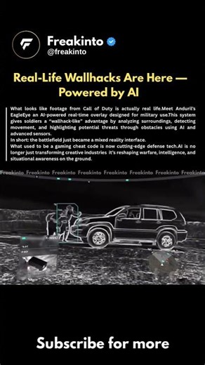Real-Life Wallhacks? Meet the Military’s Mind-Blowing AI Tech