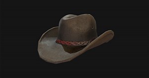 Western Cowboy Hat 3D Model Game-Ready | Props | Unity Asset Store