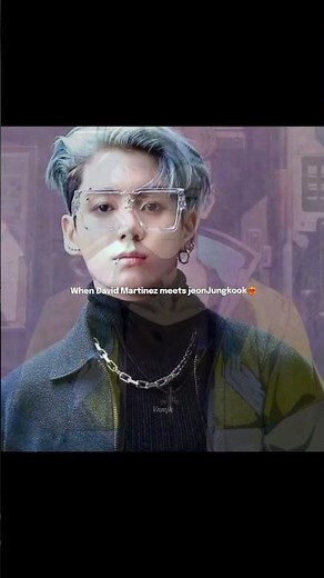Jungkook new pfp of David Martinez from cyberpunk anime #kpop #bts #mnijungkook
