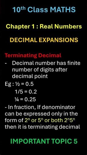 10TH CLASS MATHEMATICS REAL NUMBERS
