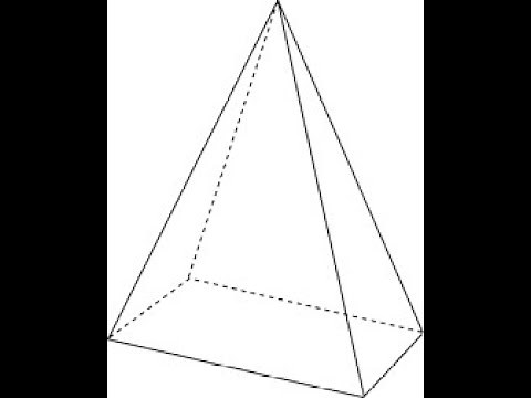 Development of a rectangular pyramid