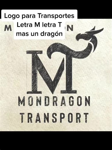 Logo Design for Transport Company MT Dragon