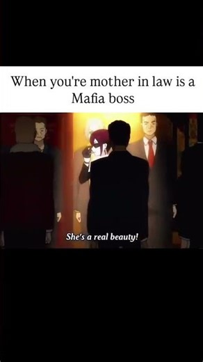 his girlfriend is daughter of Mafia boss #anime #animeshorts #shorts