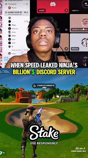IshowSpeed Revela el Servidor Millonario de Ninja