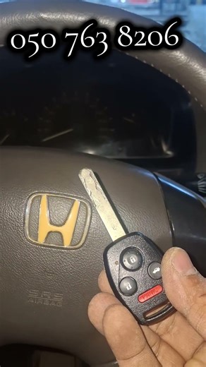 Honda accord program remote #carkeys #carstereo #riyadh