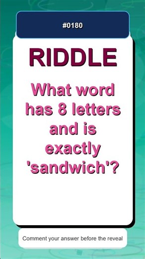 Daily Riddle #0180 | Test Your Brain
