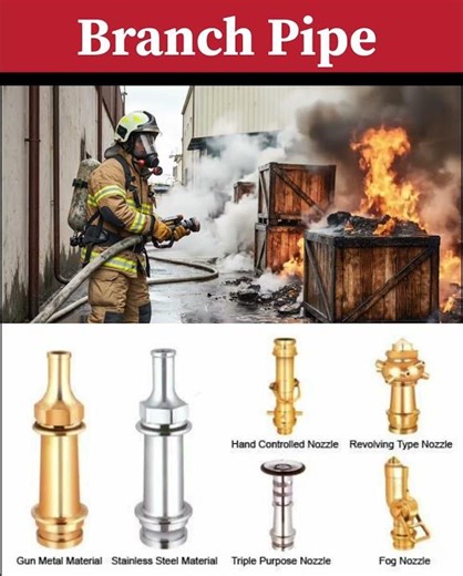 *Fire Fighter's Short Branch Pipe* 🔥#FireFighting #FireGear #WaterJet