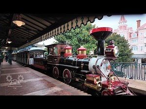 Disneyland Paris Railroad 4K60 Full Circle Tour 2024 - Complete Train Ride Experience