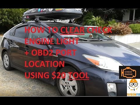 How To Reset Prius Check Engine Light 2010-2015