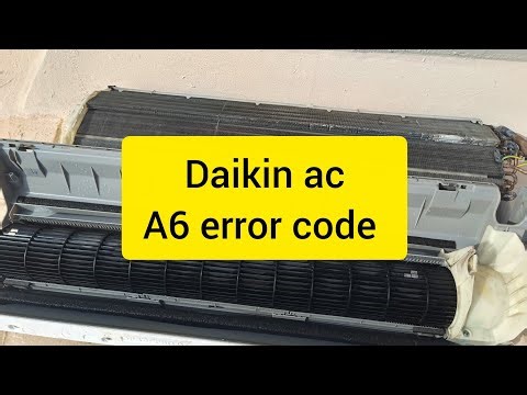 Daikin ac A6 error code