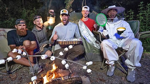 Let's be honest, there's a little Bear Grylls in all of us 🐻 🏕 | Dude Perfect