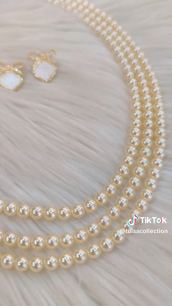 coated pearl set ❤️🥰🤗#keepsupporting #tulsacollection❤️❤️ #keeploving #foryoupage #tulsacollection❤️❤️