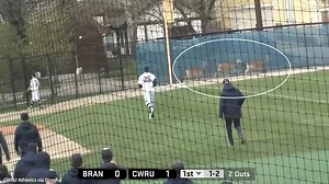 Timeout! Deer in the outfield at baseball game in Ohio