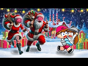 ESCAPA de PAPÁ y MAMÁ NOEL en Roblox!