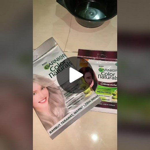 Garnier Ash Blonde x Coklat Caramel Hair Color Mixing Guide