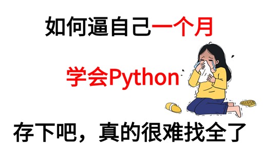 （全402集）让你一个月学会Python的保姆级零基础教程