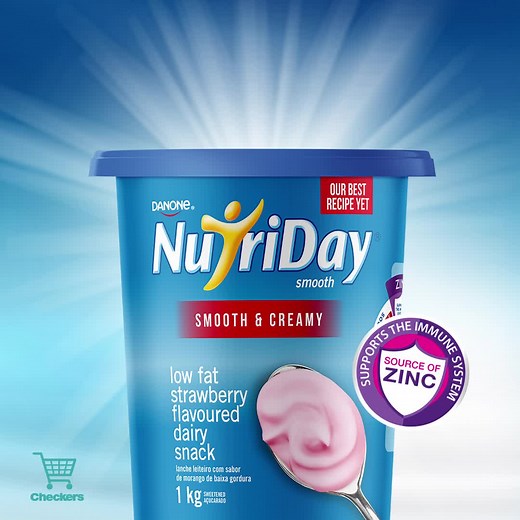 Danone Nutriday is the ultimate all-round favourite classic. It’s a creamy, convenient, and delicious anytime snack that’s perfect for the whole family. Breakfast, lunch, or dinner, make sure you’ve always got Danone Nutriday nearby. And now, Danone has paired their best recipe yet with a brand new look. A new look, and the best taste yet, yes PLEASE! Danone Nutriday is also a source of Zinc, and vitamin A, B, D, and E – essential nutrients needed by the body every day. So, reach for the new loo