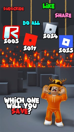 Which Roblox Logo will you save?😱 Old vs 2024 vs 2025 Roblox Logo 🤩#robloxshorts