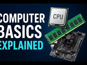 Computer Basics Explained | How a Computer Works & Its Main Components (CPU, RAM, Motherboard, I/O)
