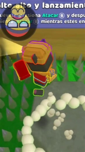 Tutorial on how to place the large stone in the Super Bear Adventure starting tutorial