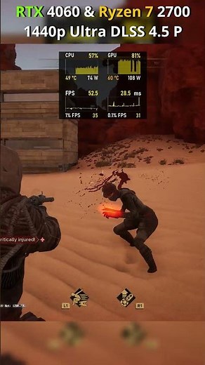 Dune: Awakening using DLSS 4.5 at 1440p | RTX 4060 #optimization