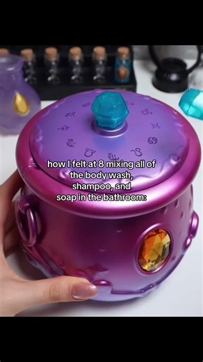 Magical Mixing of Body Wash and Soap