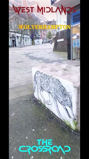I Found the Most Incredible Wolf Art in Wolverhampton! 🎨🐺