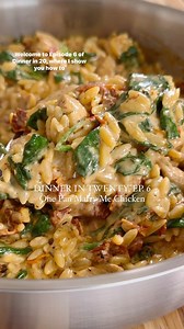 Nicole Keshishian | KALEJUNKIE® on Instagram: "Follow @kalejunkie for more! ONE PAN MARRY ME CHICKEN ORZO is what’s on the menu for Episode 6 of Dinner in 20, which you can totally do if you work fast :) In this dinner series, I share how to make easy, nourishing recipes that look and taste like a restaurant without spending all day in the kitchen—and this one is truly the best yet! Perfect for any day of the week or even a romantic night at home, it’s up to you. ⁣ ⁣ 1.5 lbs boneless, skinless c