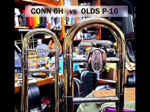 1977 Olds P-16 vs 1972 Conn 6H Jazz Trombones