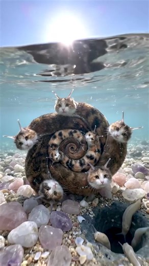 Cat-Slug Transformation #catlover #slug #satisfying #trippy #surreal