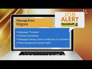 JOB ALERT: Massage Envy in Kilgore hiring a massage therapist