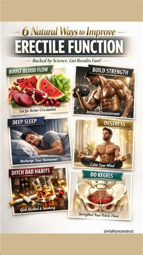 6 Natural Ways to Improve Erectile Function