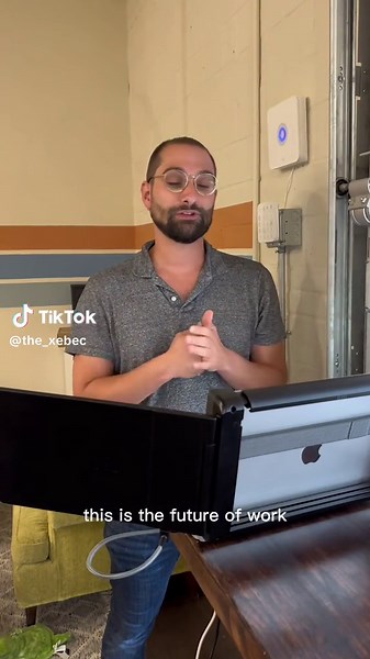Check out what Joey has to say about The Tri-Screen 🔥 #testimonial #xebec #triscreen #productreview #portablemonitor #laptopmonitor #laptopmonitorextender #remotework #hybridwork #workfromanywhere #workessentials #laptopaccessories #workhack #productivity