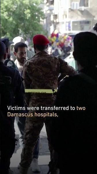 Explosion at Damascus cafe kills five and injures 16
