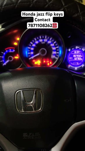 Honda jazz flip key programming work done contact:7871108262☎️#shortvideo #trending #viral #carkeys