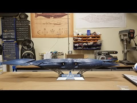 SeaQuest DSV Model Kit Buildup in 1:300 scale