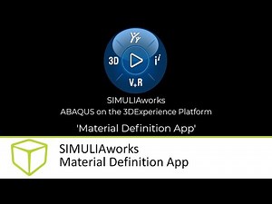 SIMULIA - Material Definition App