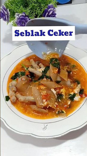 Chicken feet seblak recipe