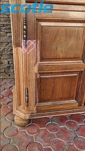 Laser Cleaning on Wood Surface#woodcleaning