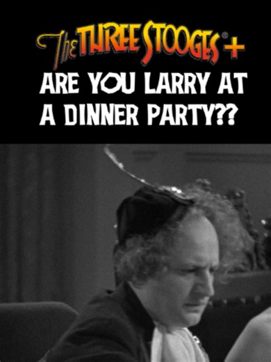 Pardon My Scotch clip — Larry at the dinner table