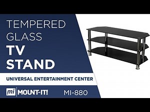 How to Assemble your TV Stand, Mount-It! Entertainment Center, Glass (MI-880)