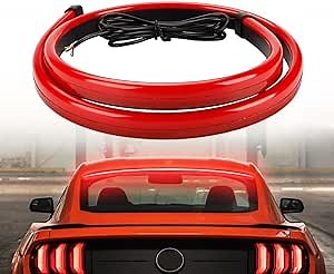 40inch 3rd Brake Light Strip, Car LED Third Brake Light DC12V High Mount Stop Brake Light Bar Rear Window Warning Signal Light for Vehicle Jeep Pickup Truck