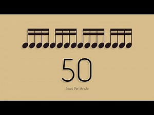 BPM = 50 メトロノーム - metronome - 16分